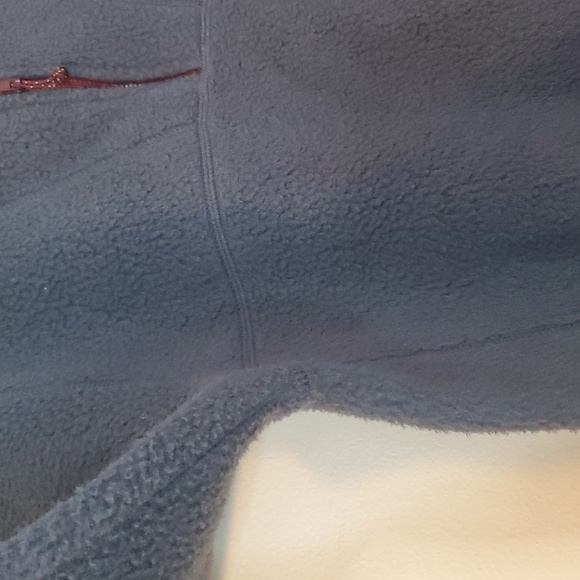 L.L Bean Katahdin Fleece Pullover 1/4 Zip Jacket Size Med Tall Gunmetal Grey Men - Picture 5 of 13